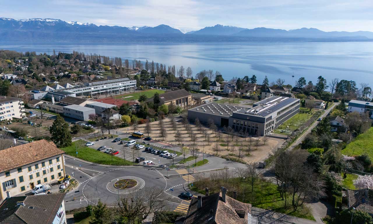 vue sur l'établissement scolaire Les Voiles du Léman